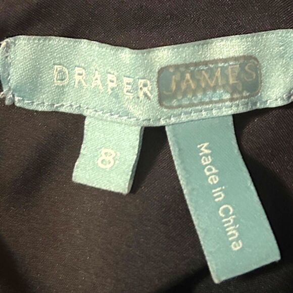 Draper James Floral Short Sleeve Dress Womens Size Medium Red Blue Black - Picture 3 of 3